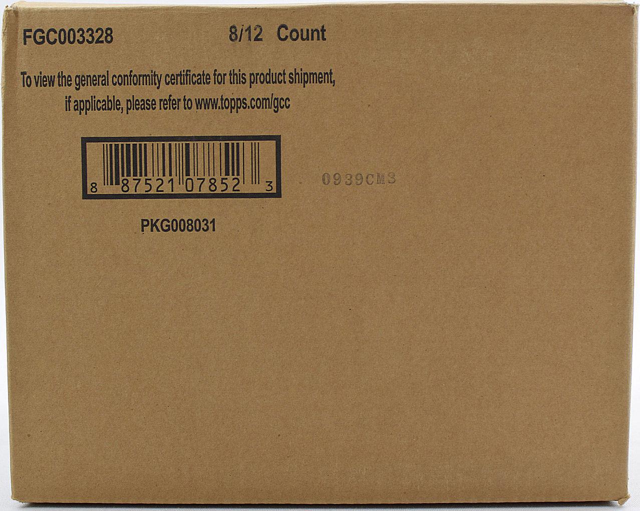 2019 Bowman Baseball Hobby Jumbo 8-Box Case