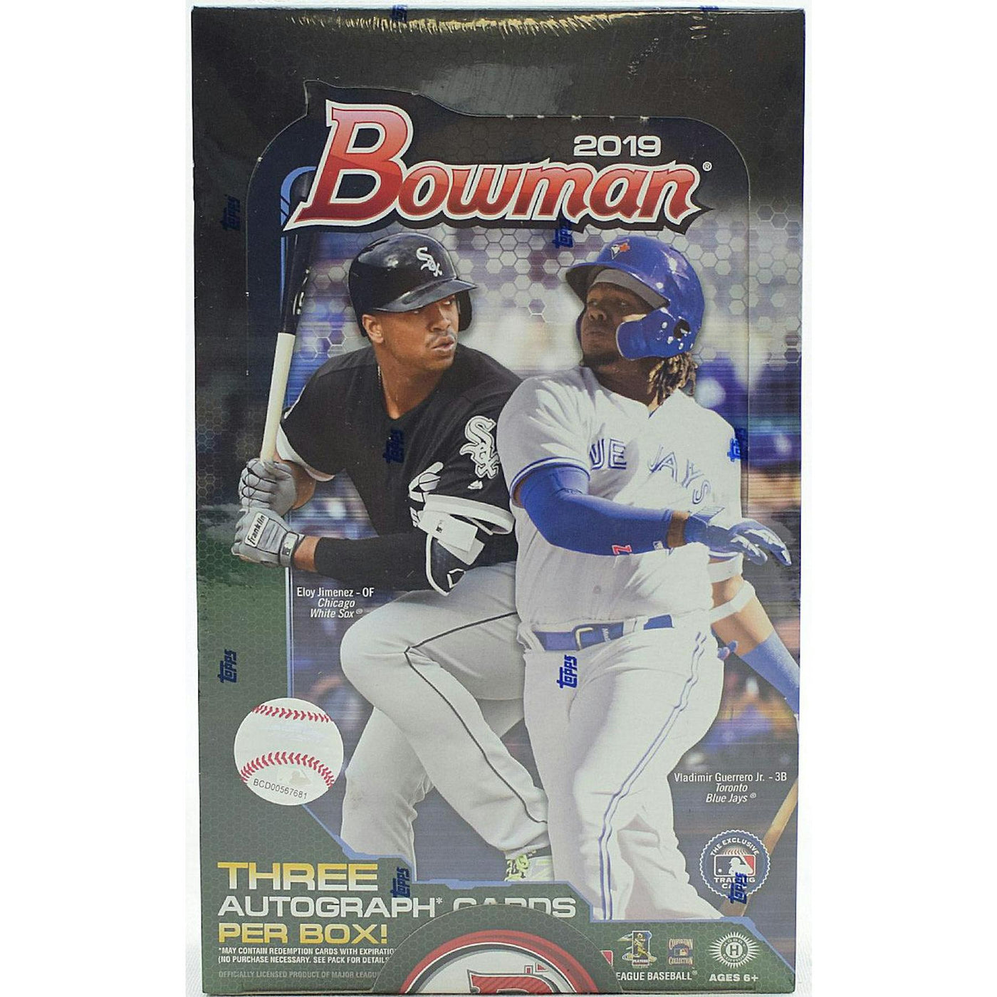 2019 Bowman Baseball Hobby Jumbo Box