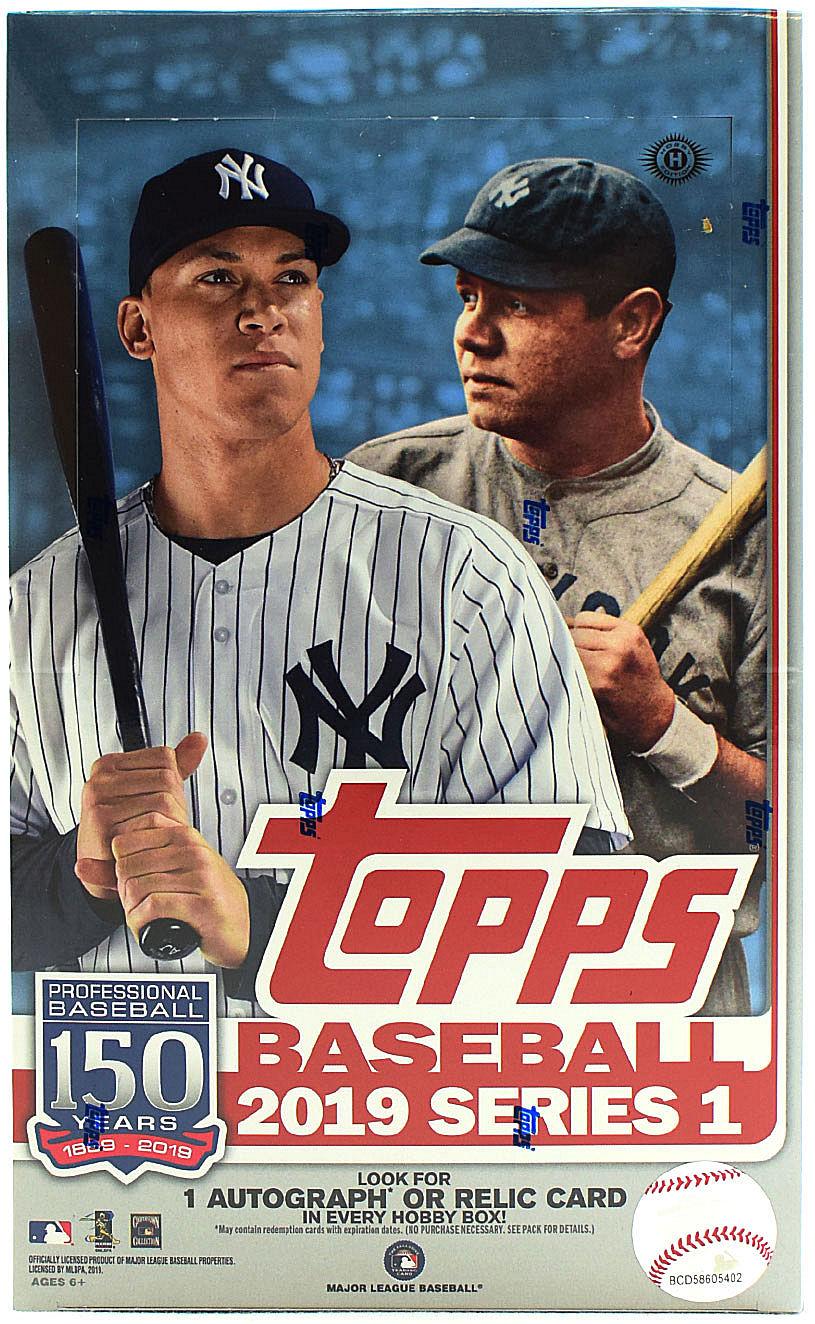 2019 Topps Series 1 Baseball Hobby Box