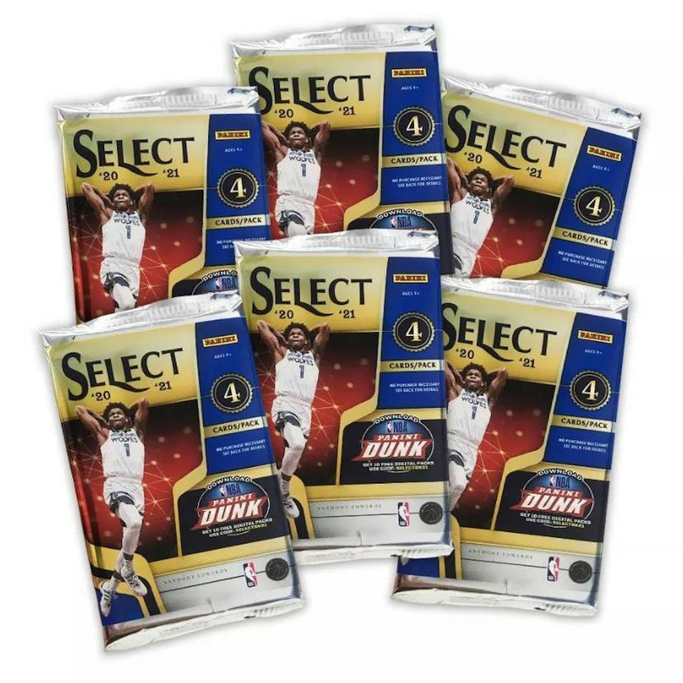 2020/21 Panini Select Basketball Blaster Box (Flash Prizms!)