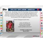 2020/21 Topps Chrome Bundesliga Soccer Hobby Box