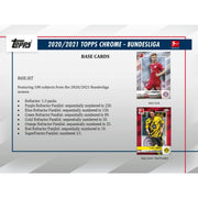 2020/21 Topps Chrome Bundesliga Soccer Hobby Box