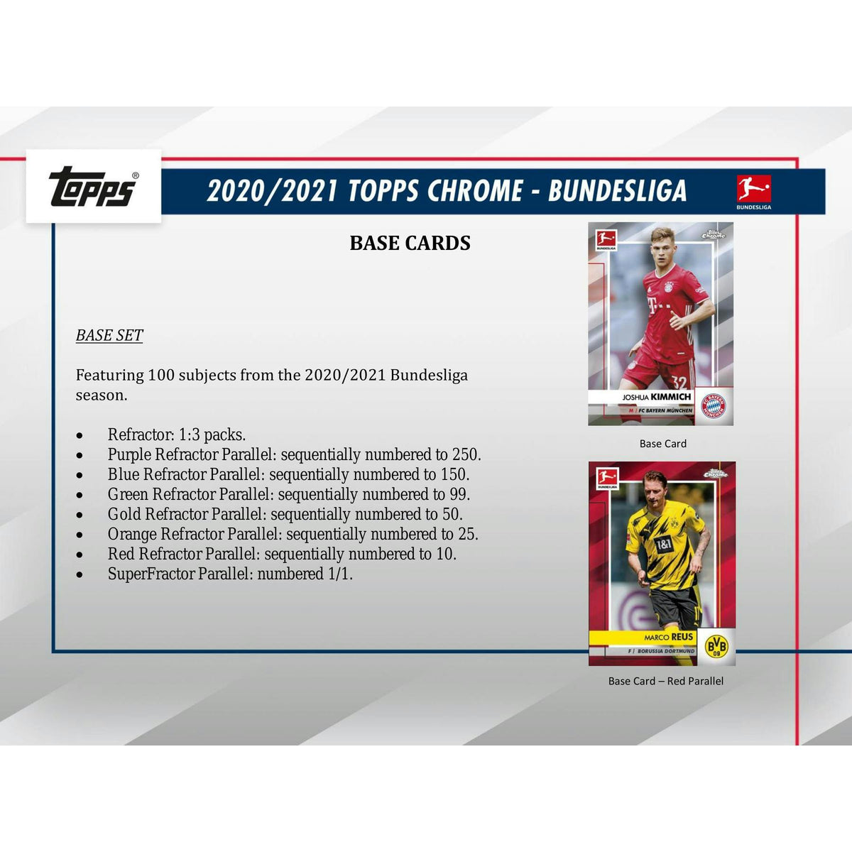 2020/21 Topps Chrome Bundesliga Soccer Hobby Box