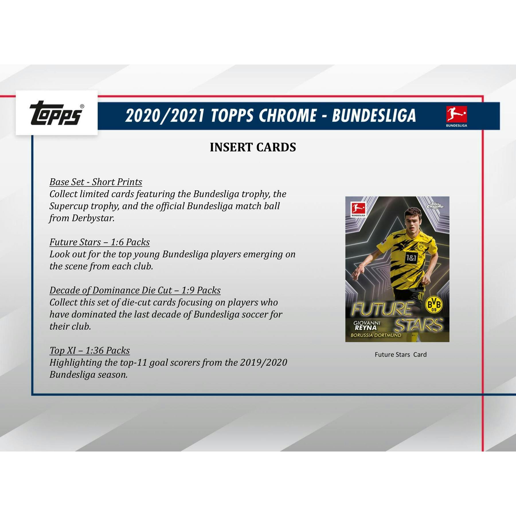 2020/21 Topps Chrome Bundesliga Soccer Hobby Box
