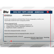 2020/21 Topps Chrome Bundesliga Soccer Hobby Box