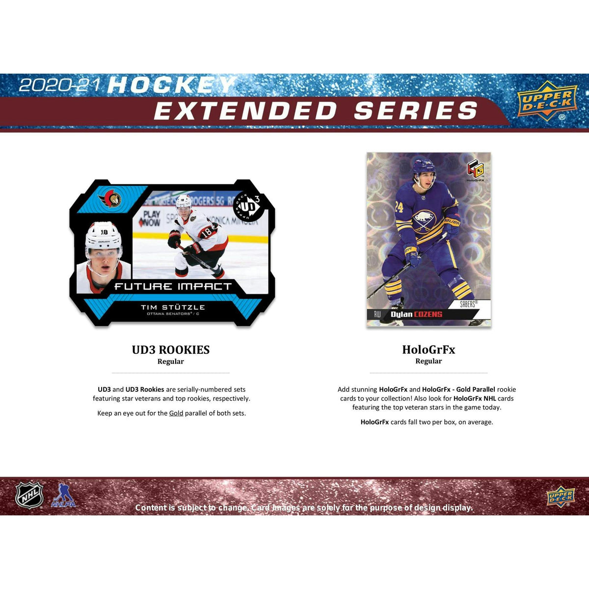 2020/21 Upper Deck Extended Series Hockey Hobby Box