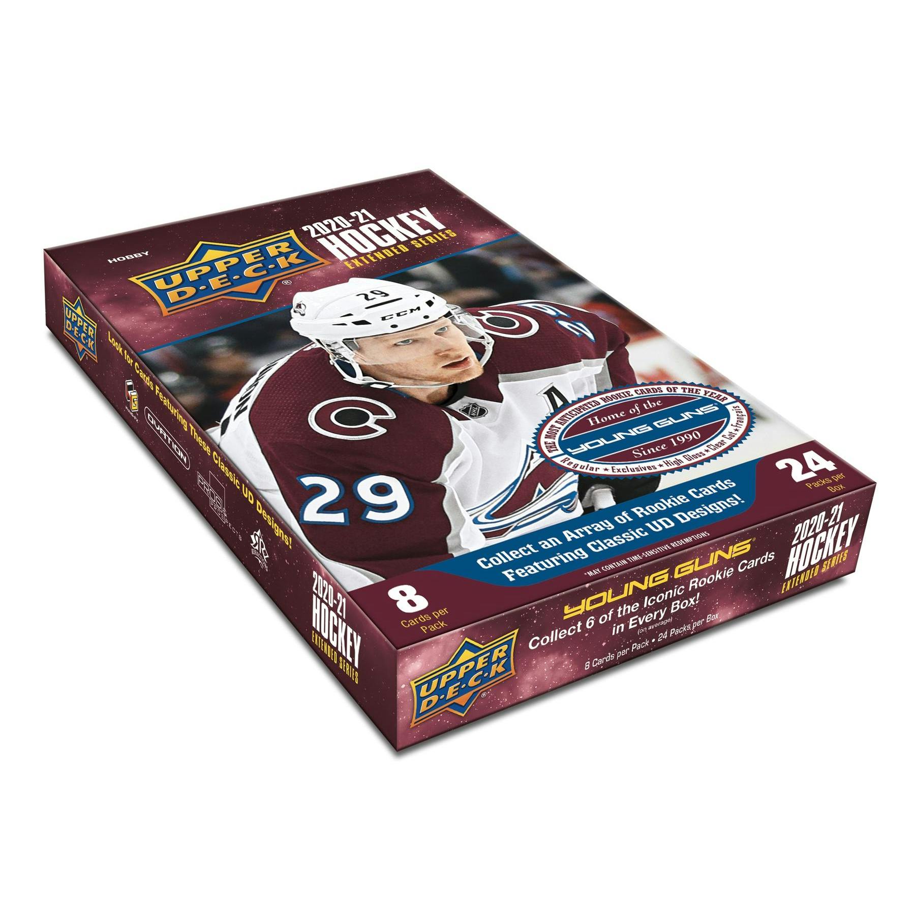 2020/21 Upper Deck Extended Series Hockey Hobby 12-Box Case