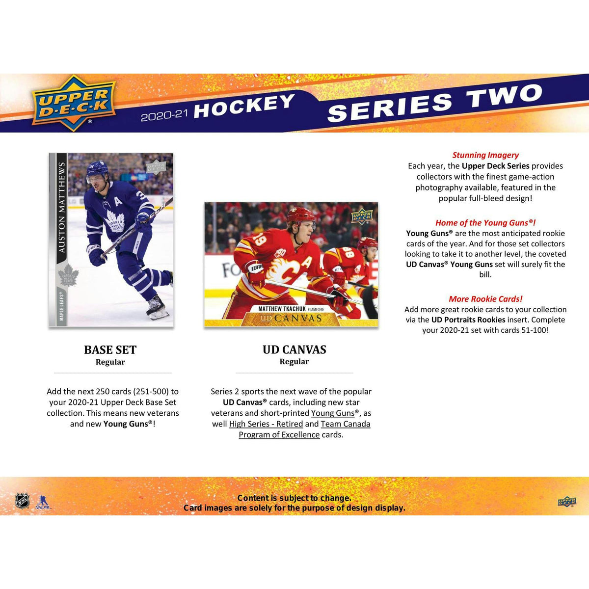 2020/21 Upper Deck Series 2 Hockey Blaster 20-Box Case (Reed Buy)