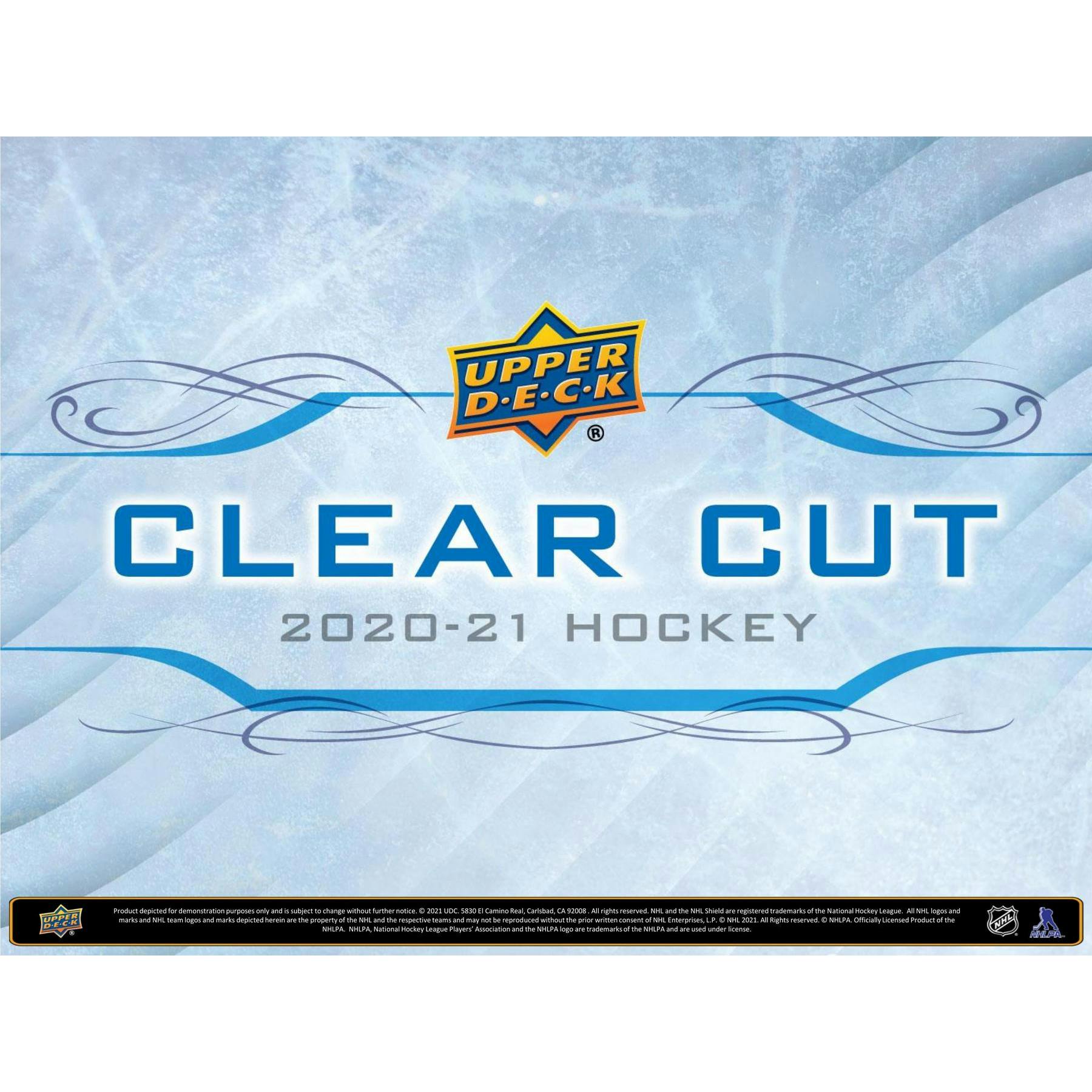 2020/21 Upper Deck Clear Cut Hockey Hobby Box