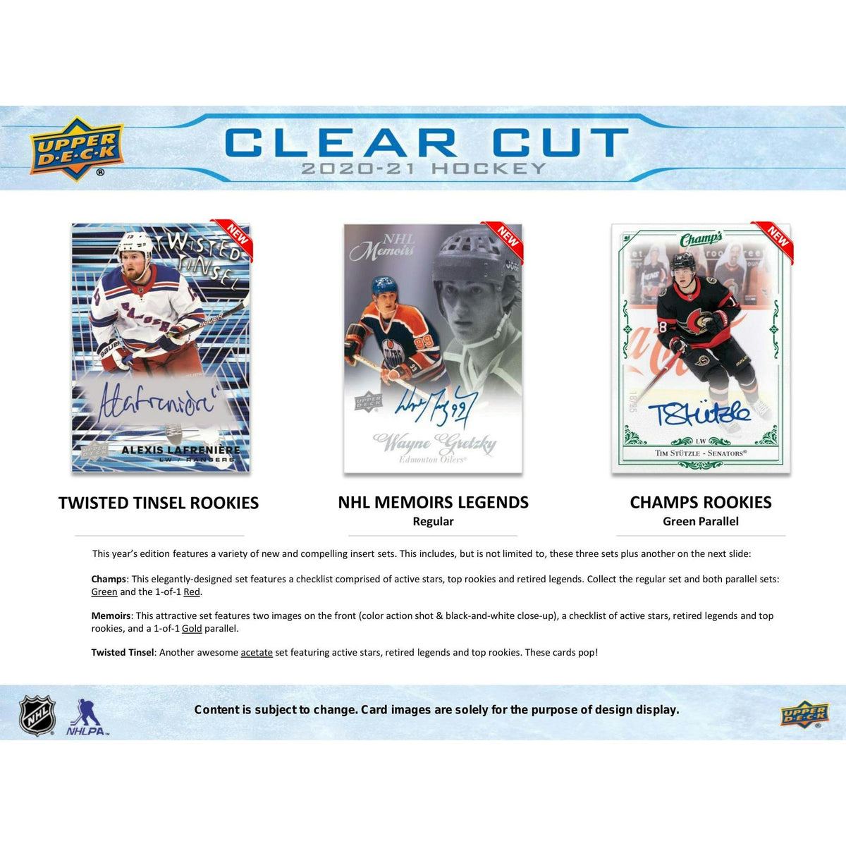 2020/21 Upper Deck Clear Cut Hockey Hobby Box