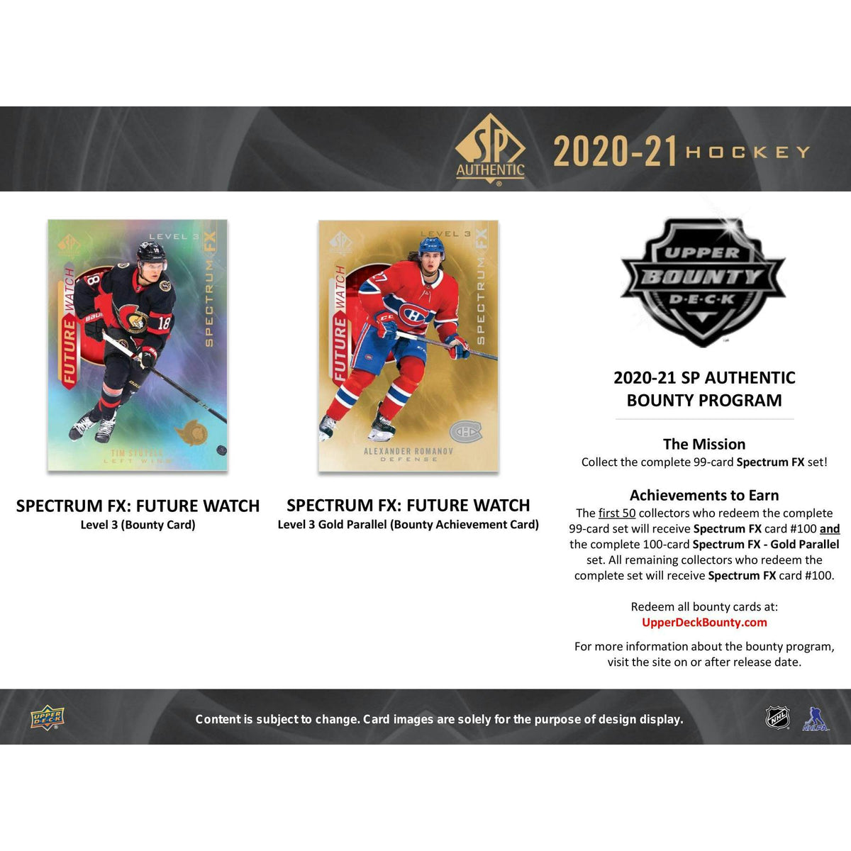 2020/21 Upper Deck SP Authentic Hockey Hobby 16-Box Case
