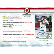 2020 Bowman Baseball Hobby Box