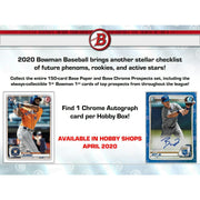 2020 Bowman Baseball Hobby Box