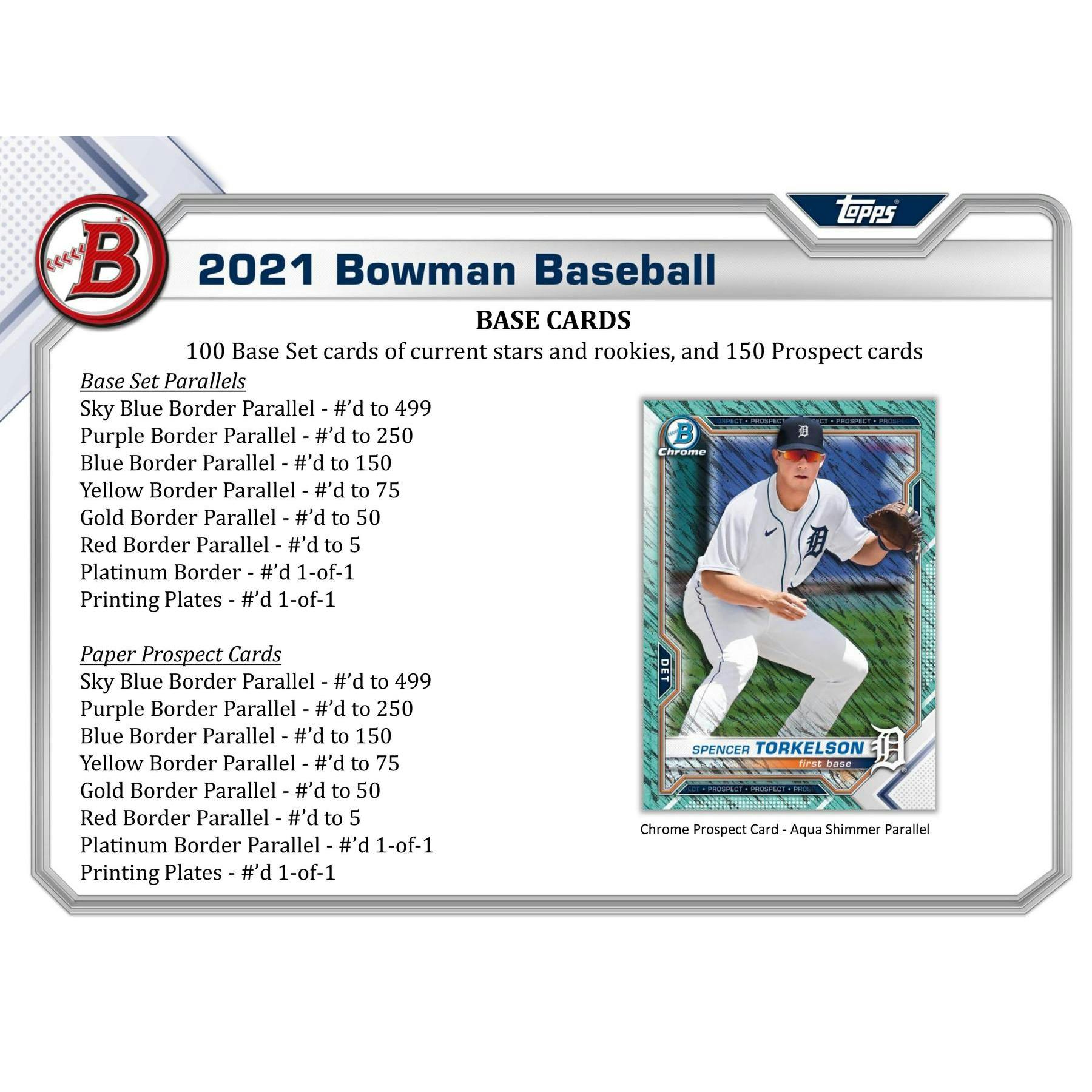2021 Bowman Baseball Hobby Jumbo Box (Reed Buy)