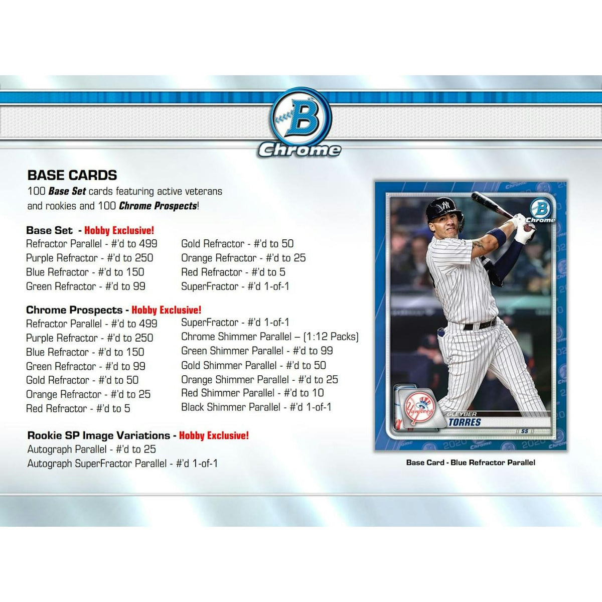 2020 Bowman Chrome Baseball Hobby 12-Box Case