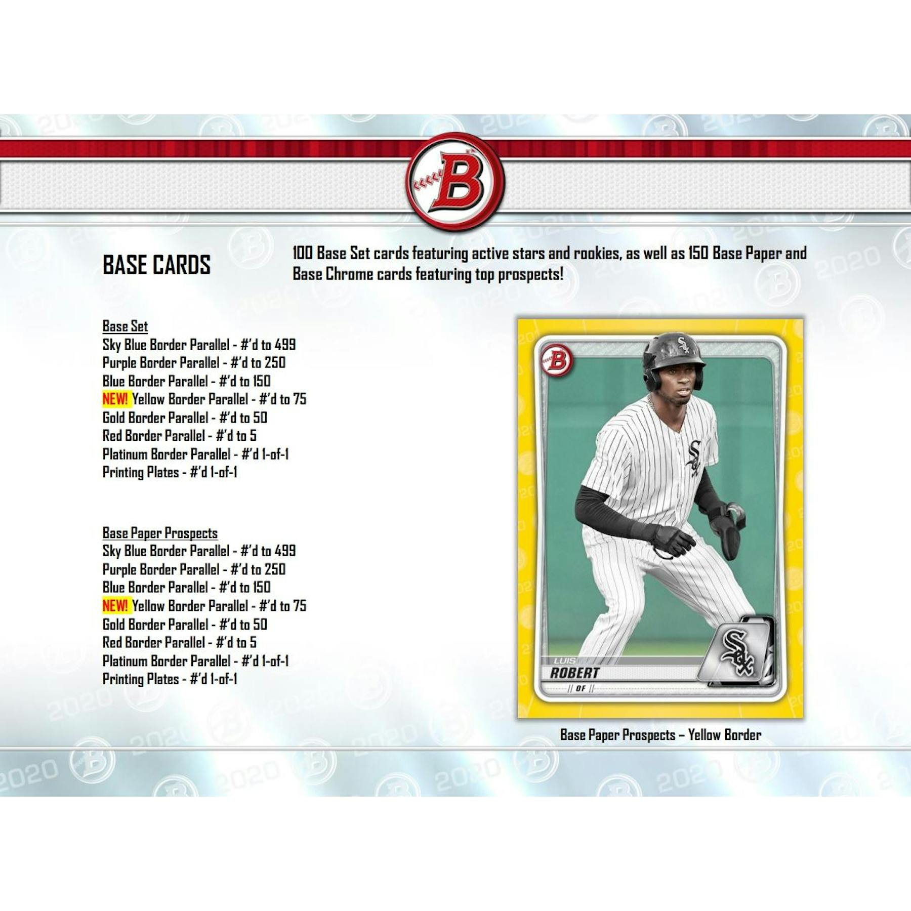 2020 Bowman Baseball Hobby Jumbo Box