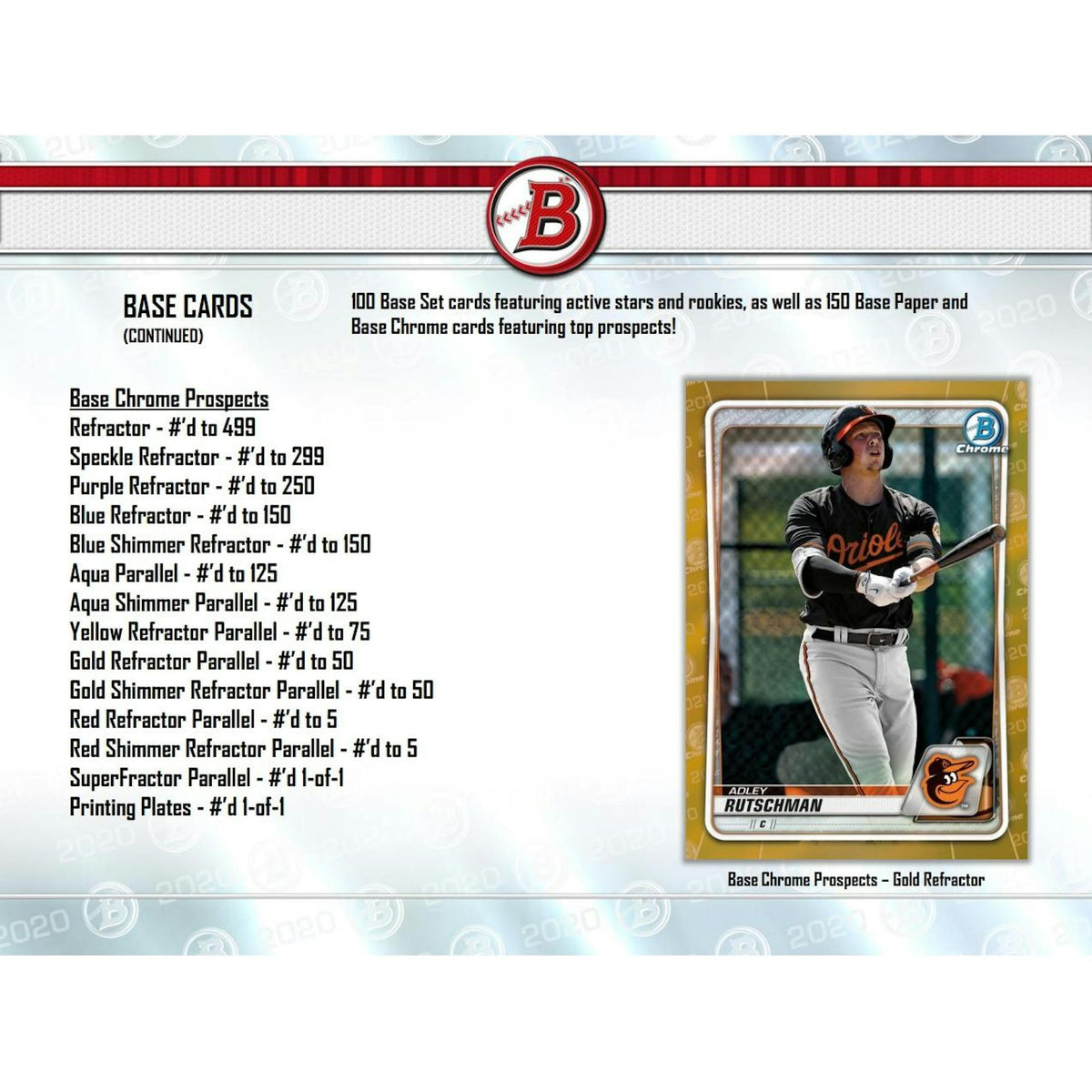 2020 Bowman Baseball Hobby Jumbo Box