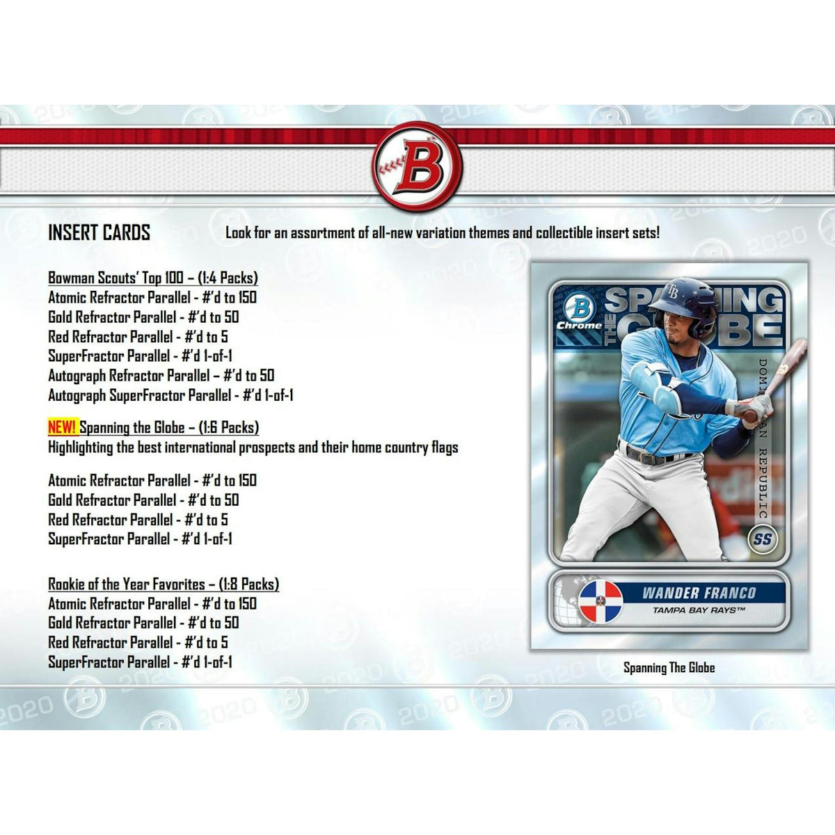 2020 Bowman Baseball Hobby Jumbo Box