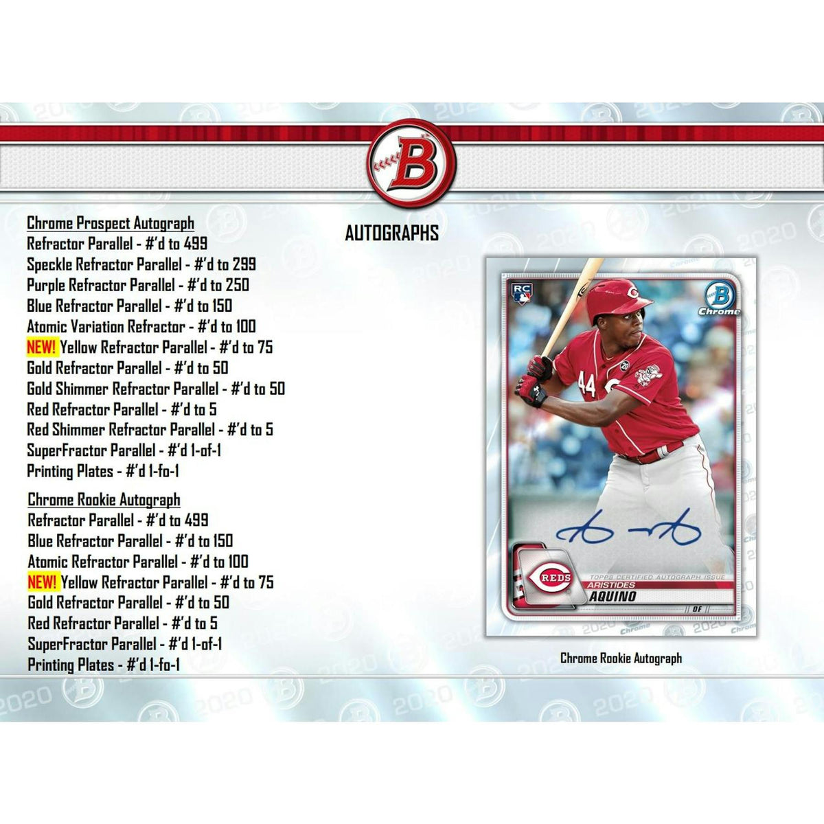 2020 Bowman Baseball Hobby Jumbo 8-Box Case