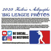 2020 Historic Autographs Big League Photos Baseball Hobby Box (Reed Buy)