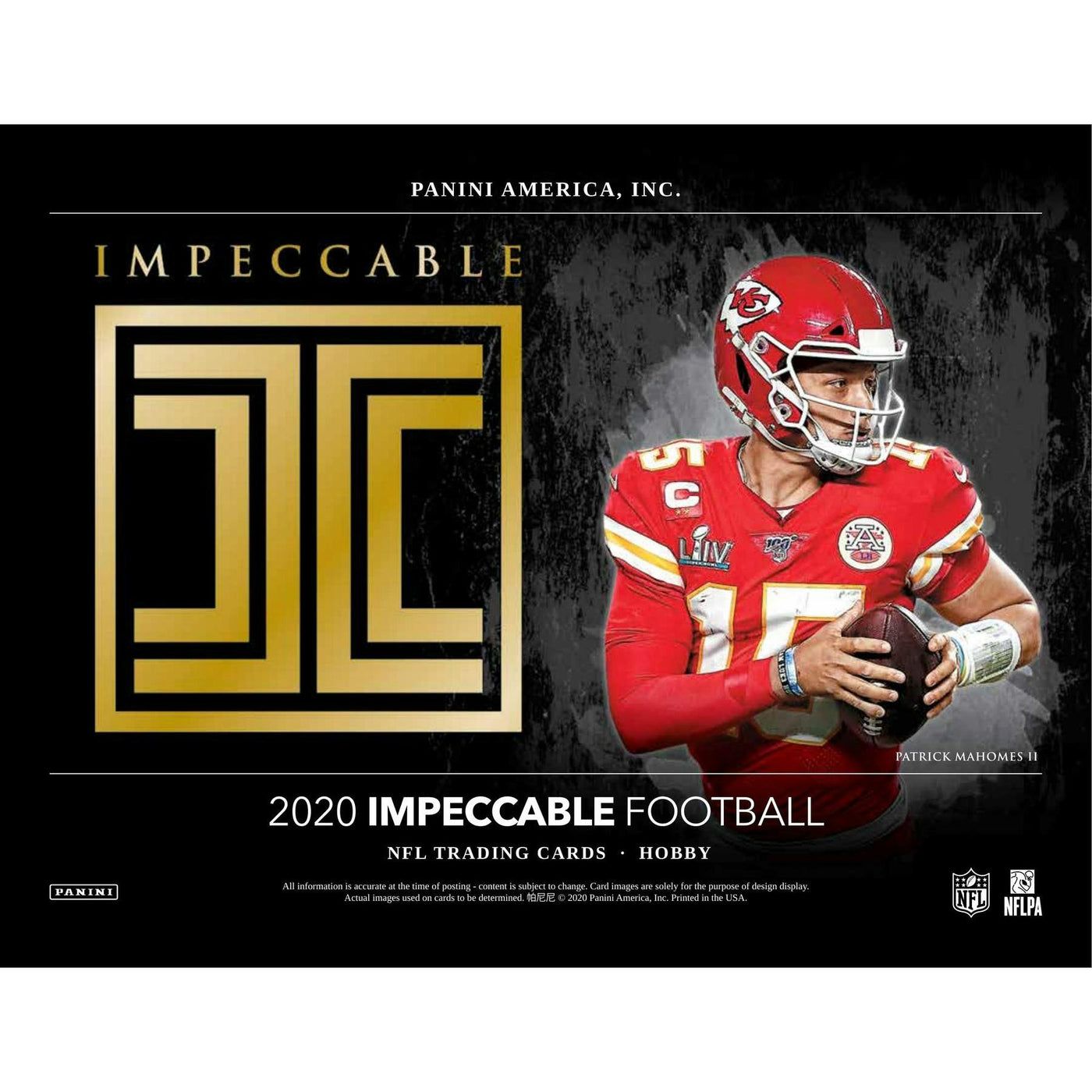 2020 Panini Impeccable Football Hobby Box