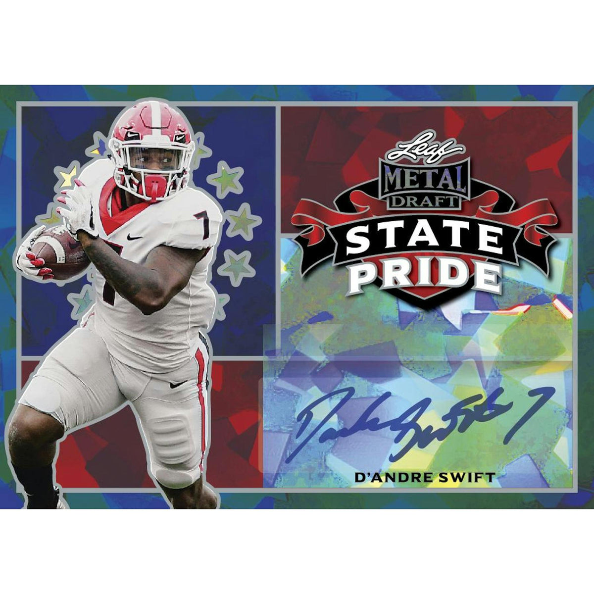 2020 Leaf Metal Draft Football Hobby Box