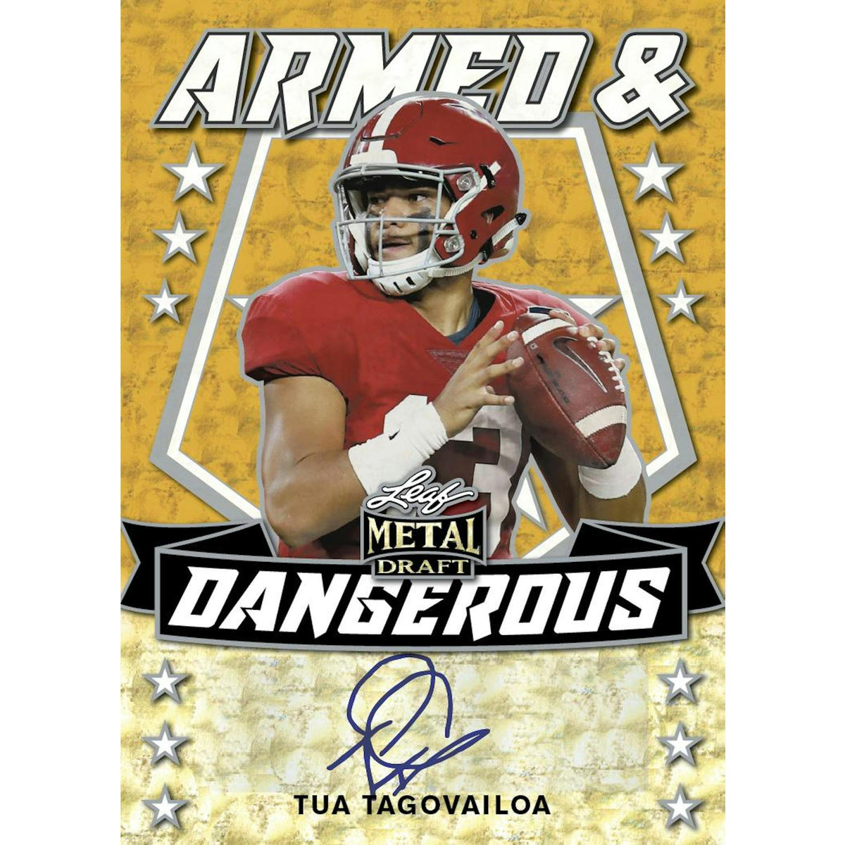 2020 Leaf Metal Draft Football Hobby Box