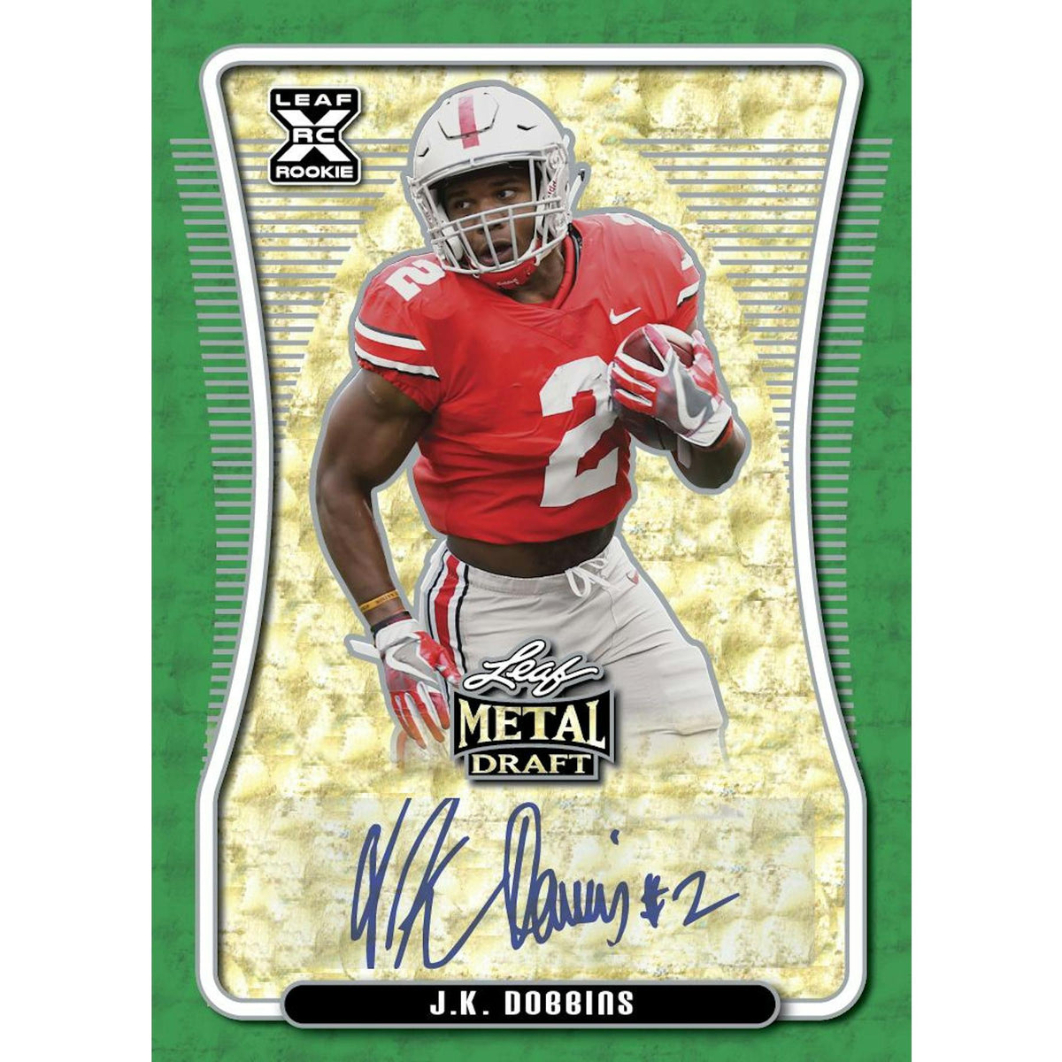 2020 Leaf Metal Draft Football Hobby Box