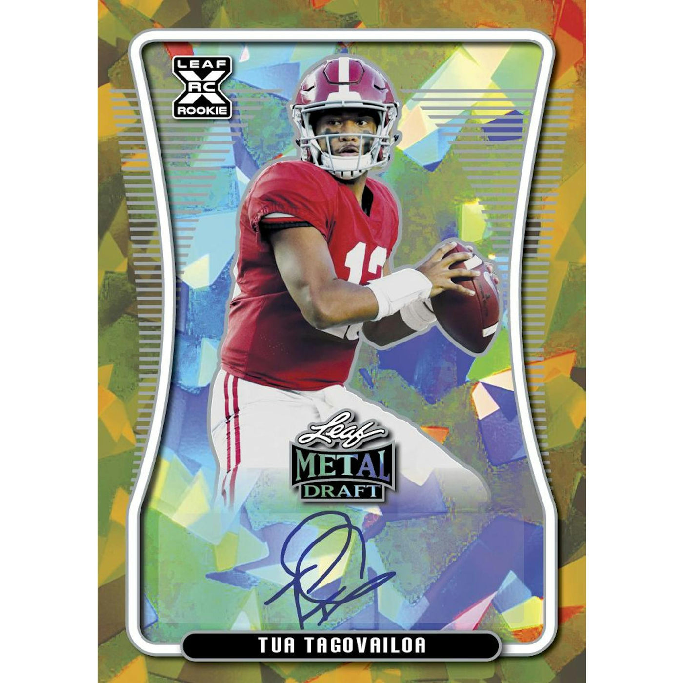 2020 Leaf Metal Draft Football Hobby Box