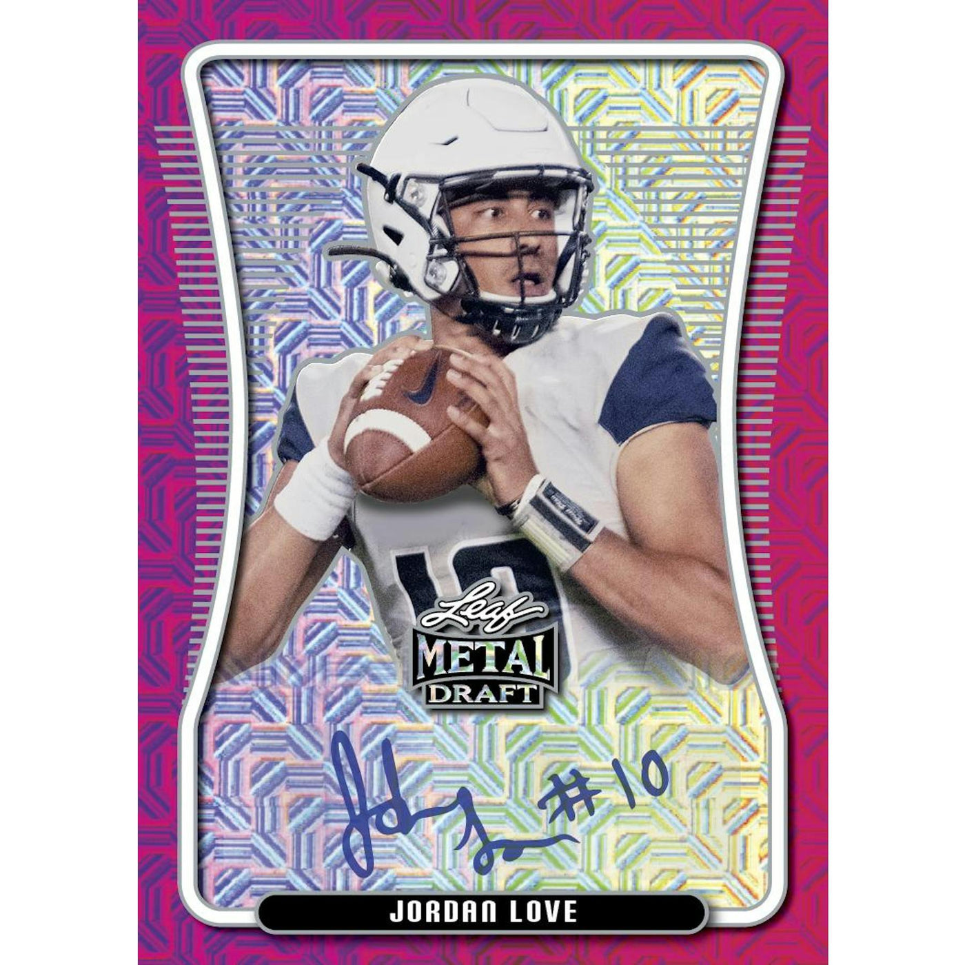 2020 Leaf Metal Draft Football Hobby Box