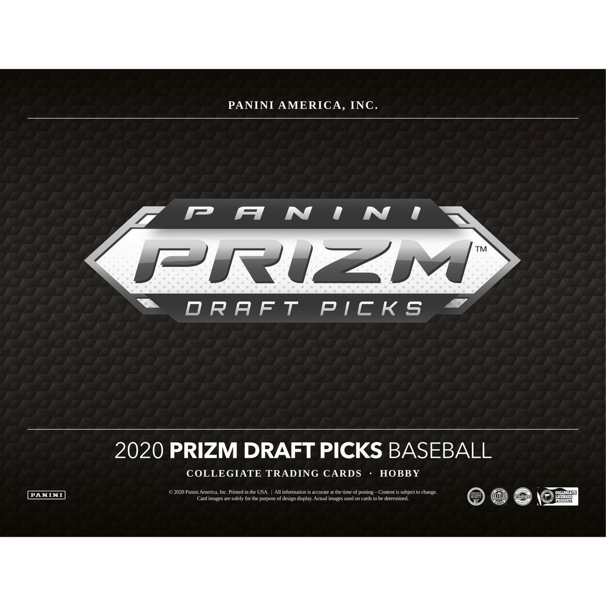 2020 Panini Prizm Draft Picks Baseball Hobby Box (Reed Buy)