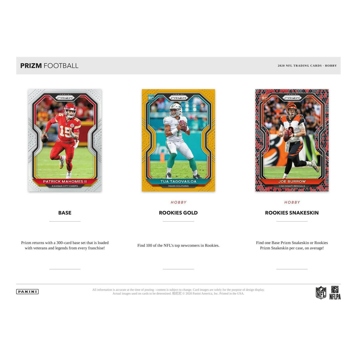 2020 Panini Prizm Football Hobby Box