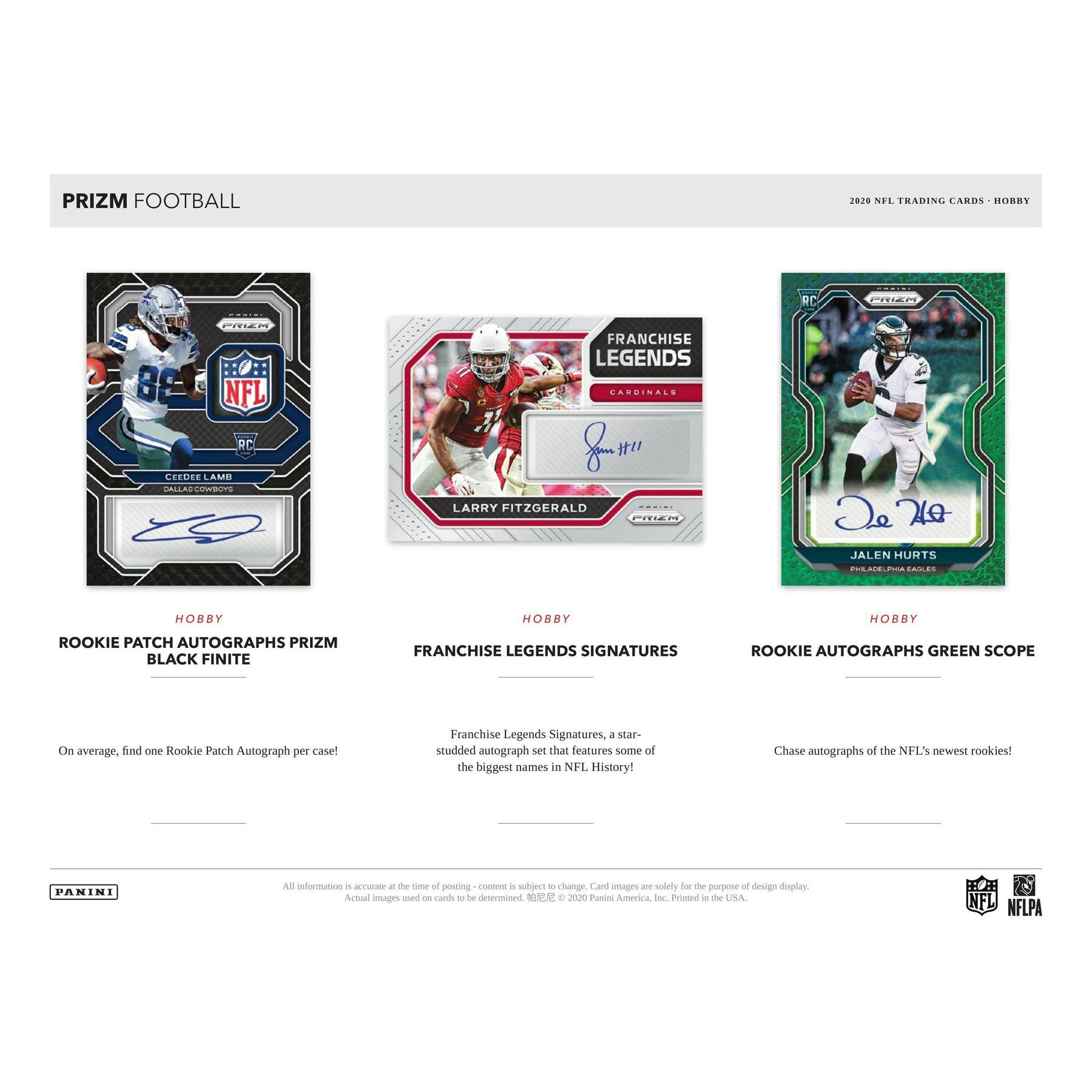 2020 Panini Prizm Football Hobby Box