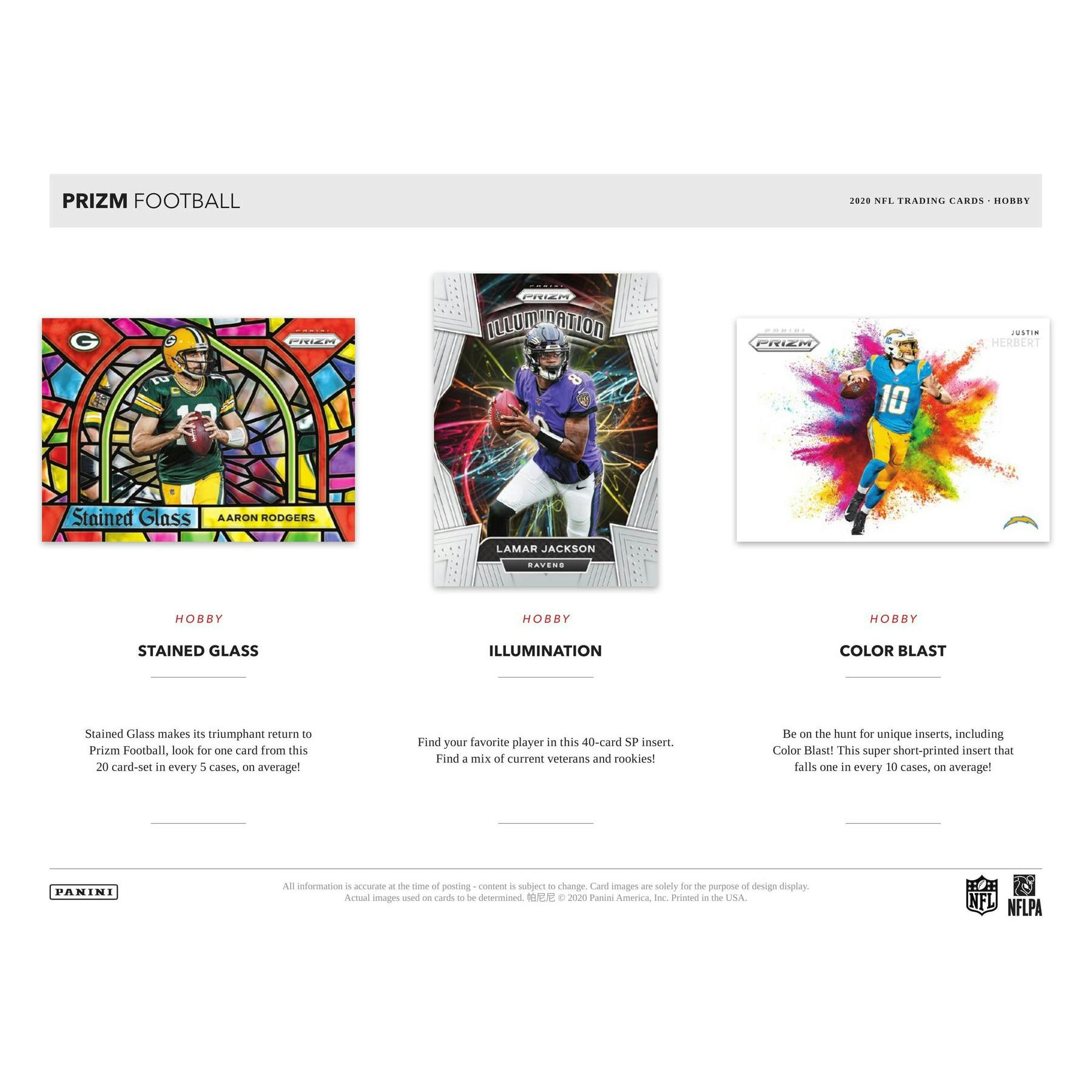 2020 Panini Prizm Football Hobby Box