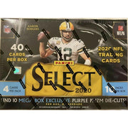 2020 Panini Select Football Mega Box (Purple Prizm Die-Cuts)