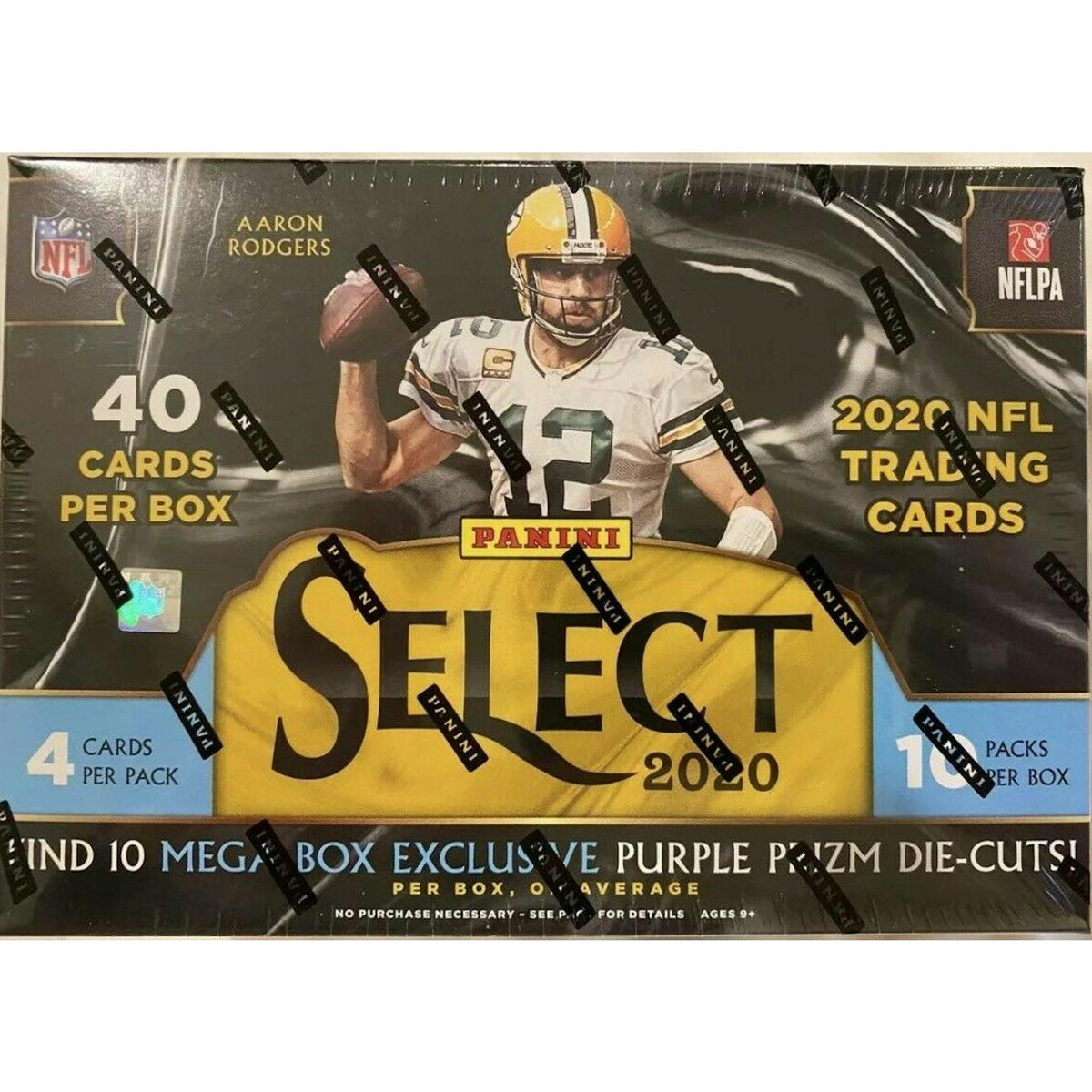 2020 Panini Select Football Mega Box (Purple Prizm Die-Cuts)