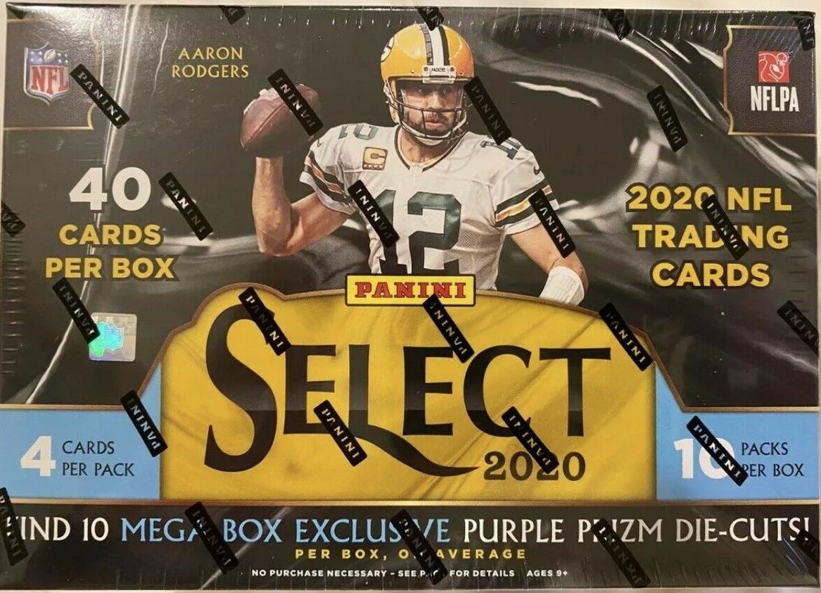 2020 Panini Select Football Mega Box (Purple Prizm Die-Cuts) (Reed Buy)