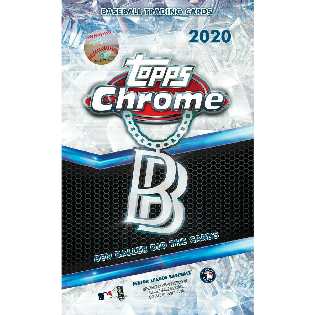 2020 Topps Chrome Baseball Ben Baller Edition Hobby Box (Reed Buy)