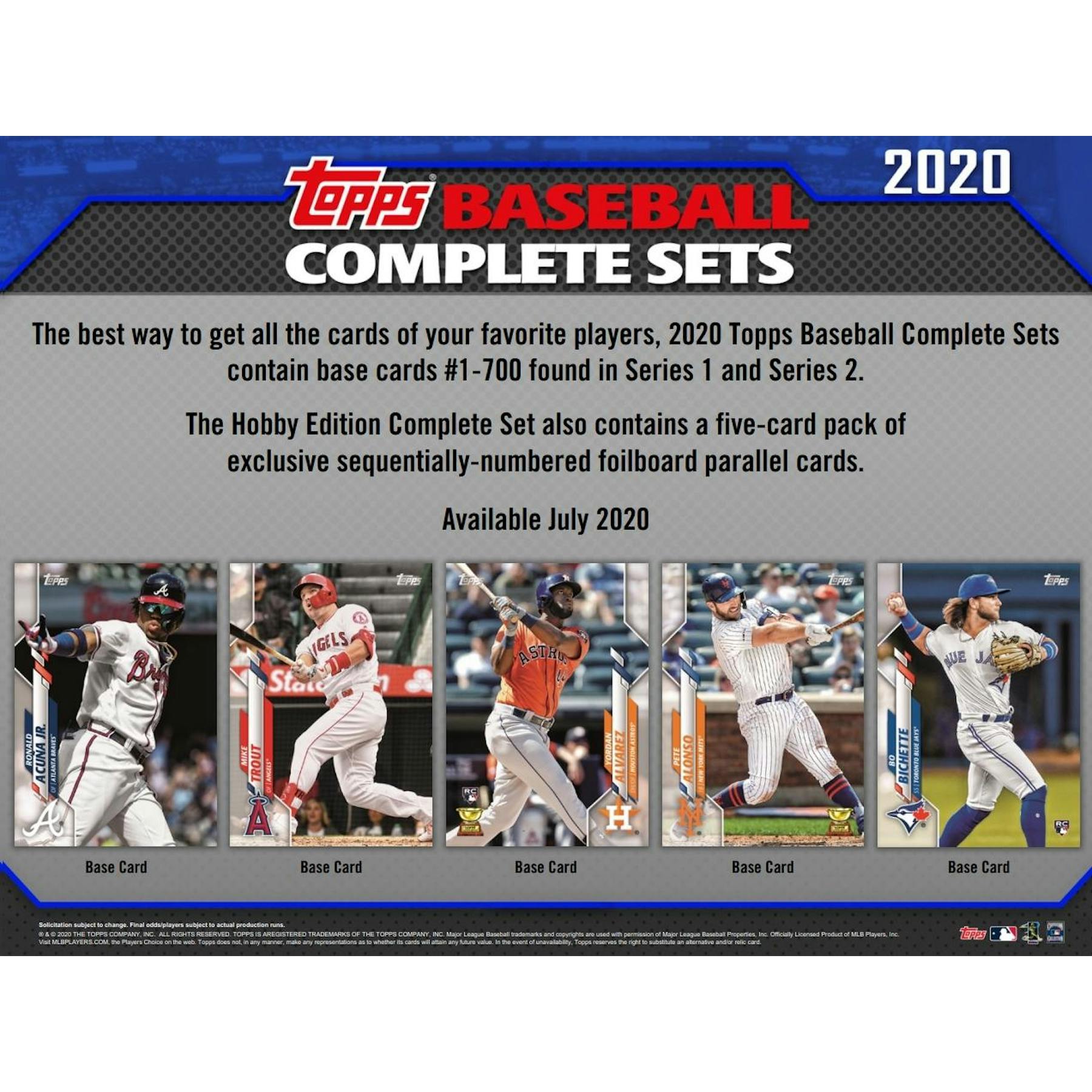 2020 Topps Montgomery Club Factory Set Baseball (Box)
