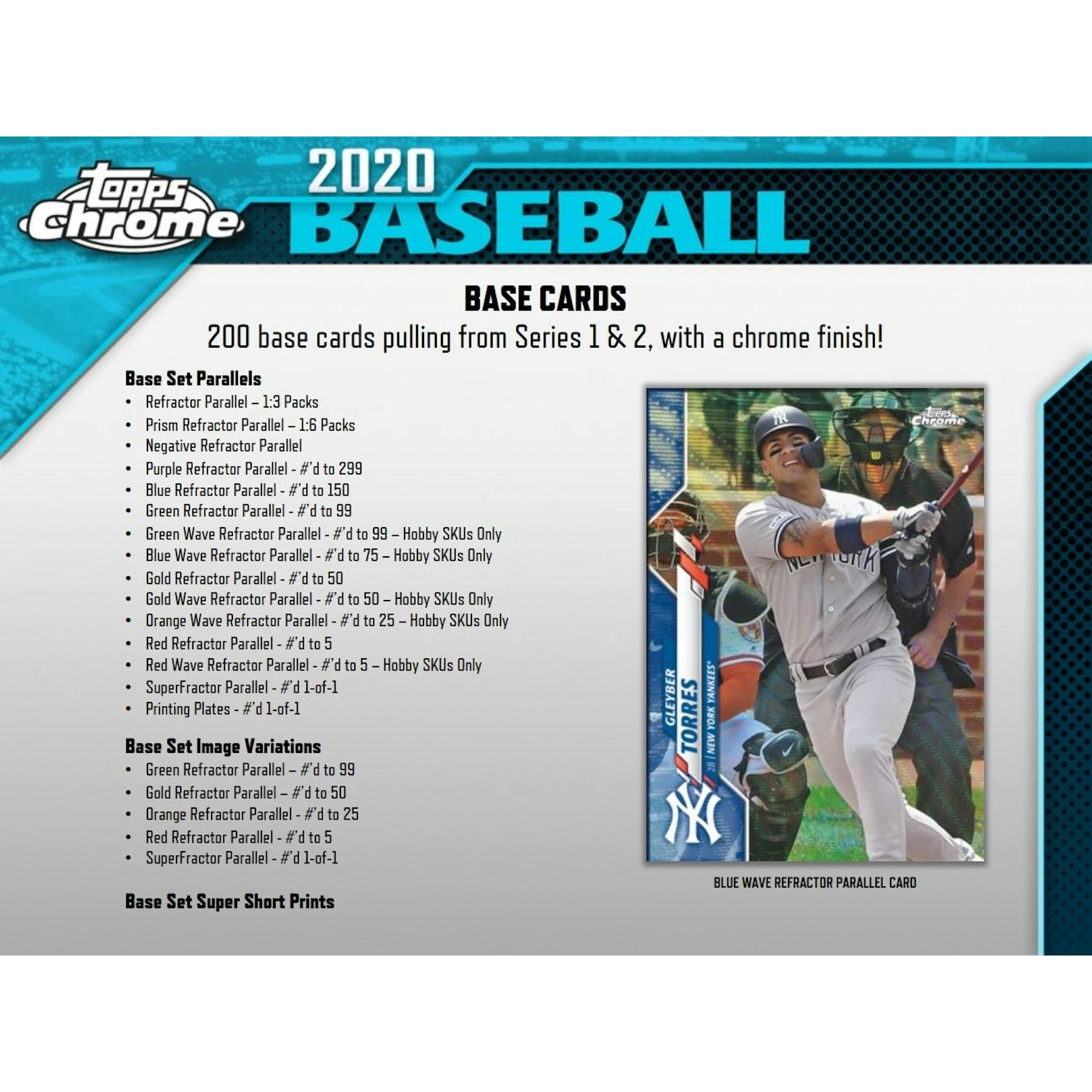 2020 Topps Chrome Baseball Hobby Jumbo Box