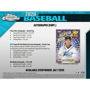 2020 Topps Chrome Baseball Hobby Jumbo Box
