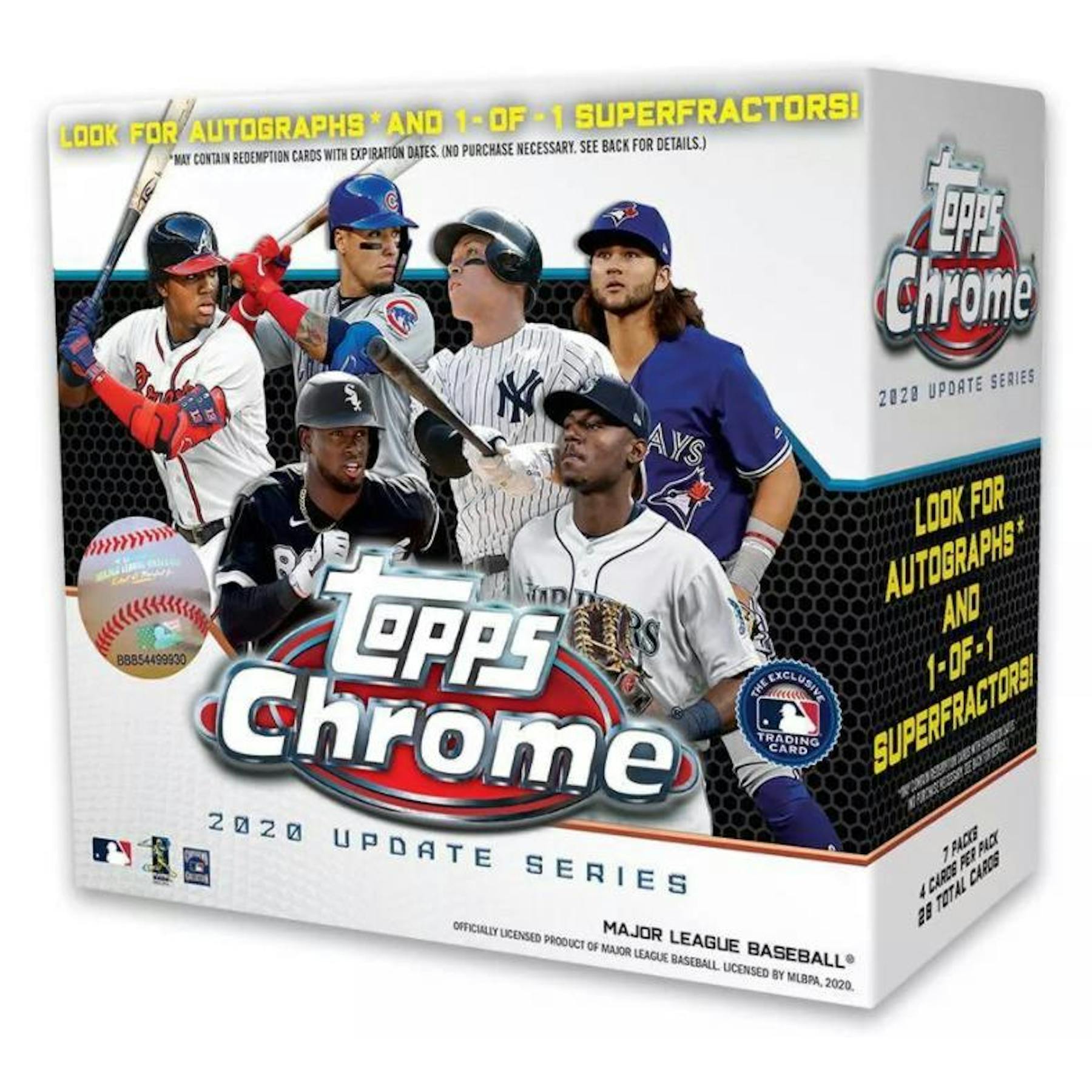 2020 Topps Chrome Update Baseball Mega Box (White) (Reed Buy)