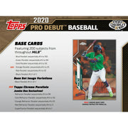 2020 Topps Pro Debut Baseball Hobby Jumbo Box