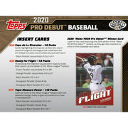 2020 Topps Pro Debut Baseball Hobby Jumbo 8-Box Case