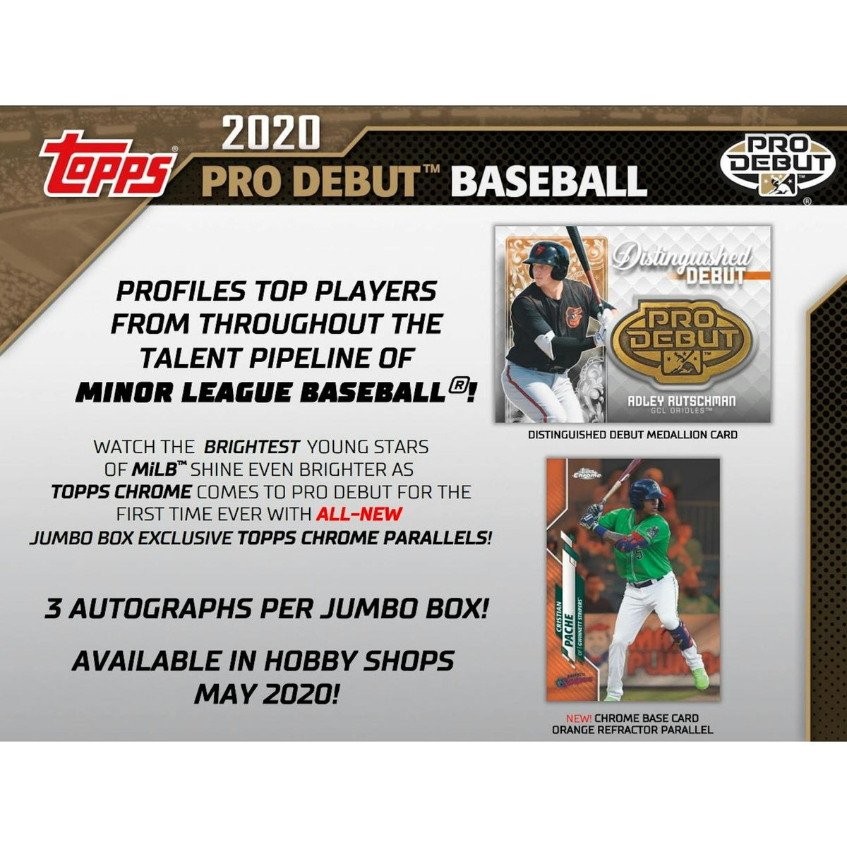 2020 Topps Pro Debut Baseball Hobby Jumbo Box