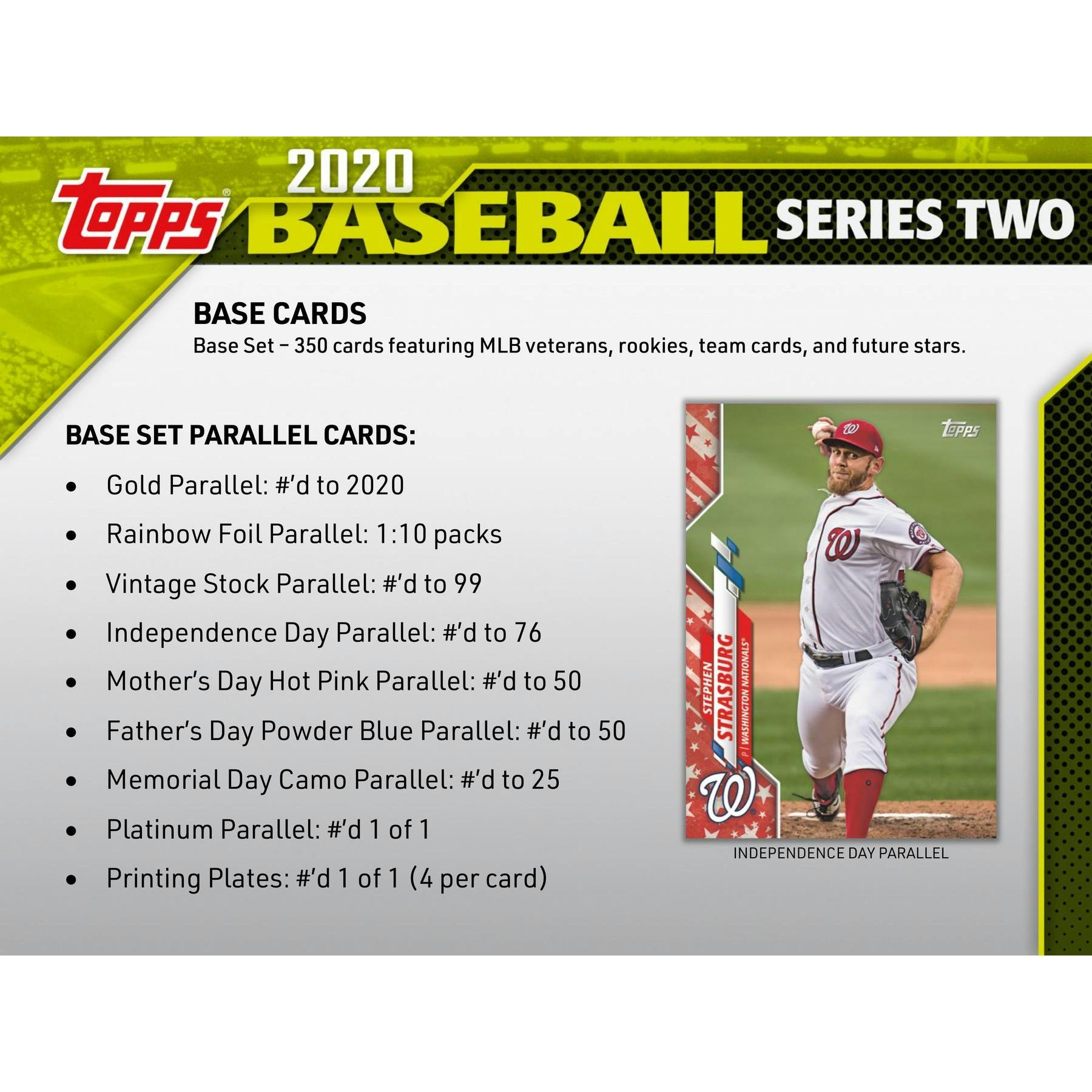 2020 Topps Series 2 Baseball Hanger Box