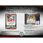 2020 Topps Tribute Baseball Hobby 6-Box Case