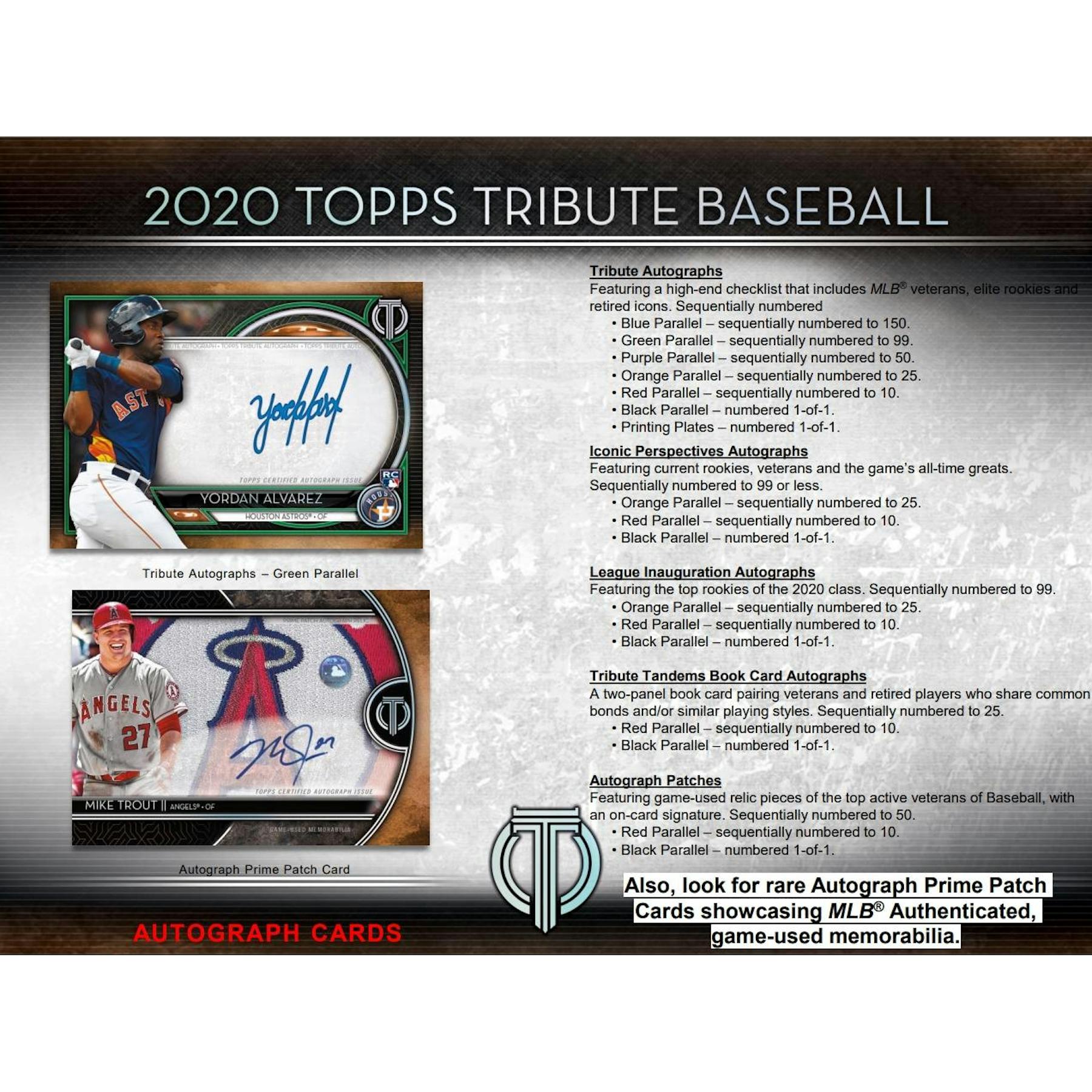 2020 Topps Tribute Baseball Hobby Box
