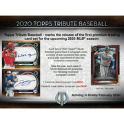 2020 Topps Tribute Baseball Hobby 6-Box Case
