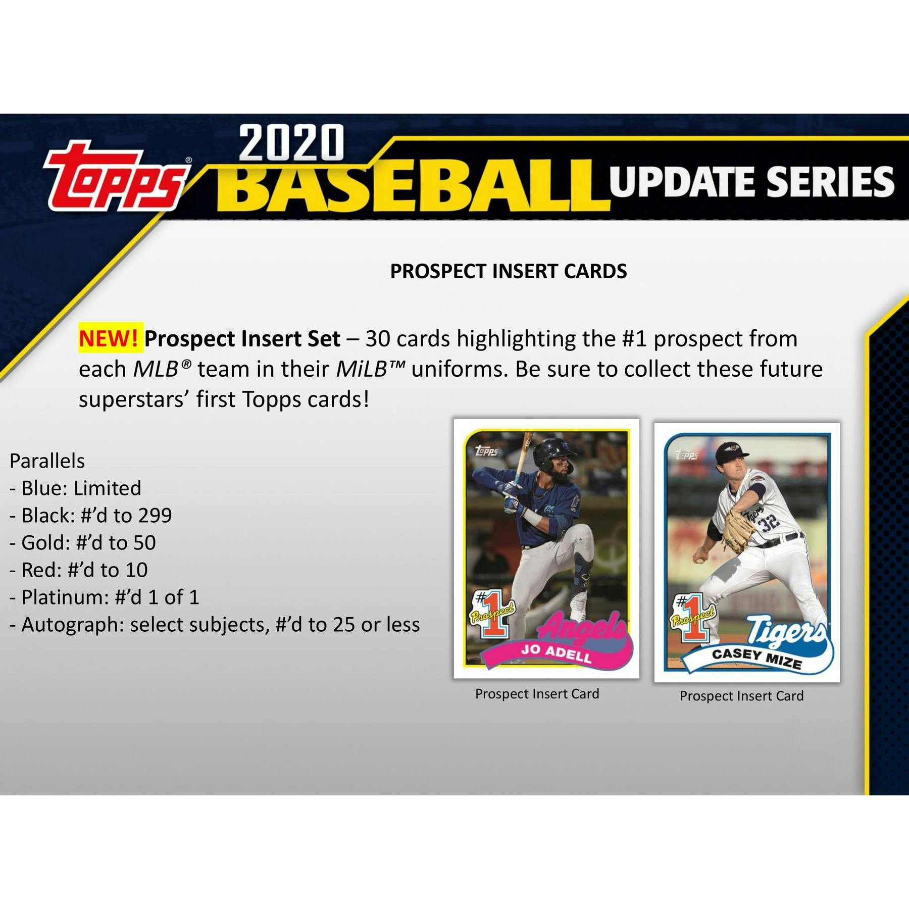 2020 Topps Update Series Baseball Hobby 12-Box Case